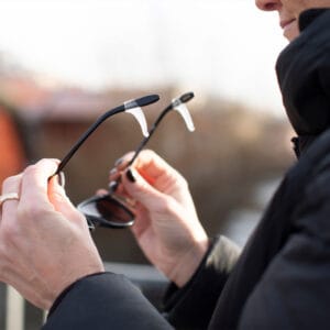 Anti-skli - Holder brillene på plass