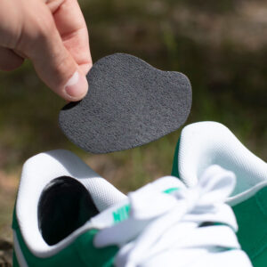 Reparer skoens hælkappe - Selvklebende lapper