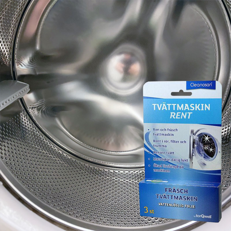 Rengjøringstabletter til vaskemaskin
