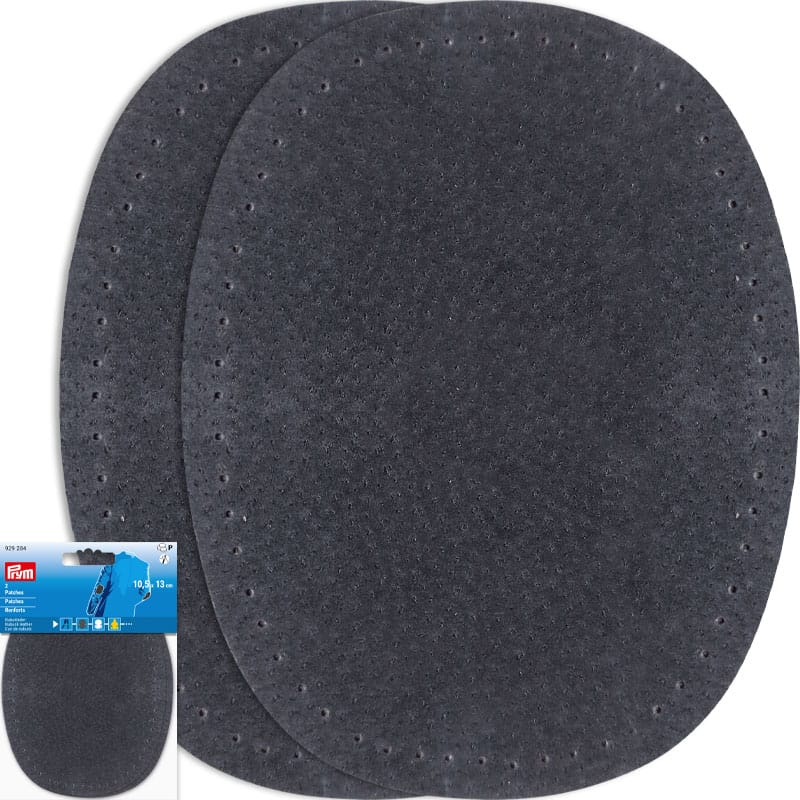 Albuelapper Nubuck skinn - Tykkelse 0,7 mm - Antrasitt