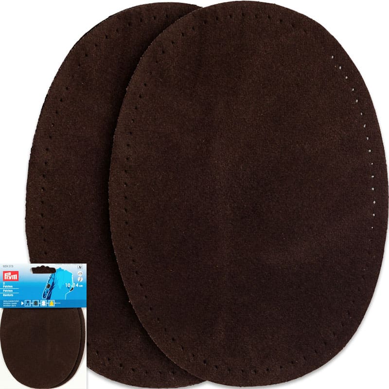 Albuelapper Fløyel - Tykkelse 0,75 mm - 10 x 14 cm , Mørk brun