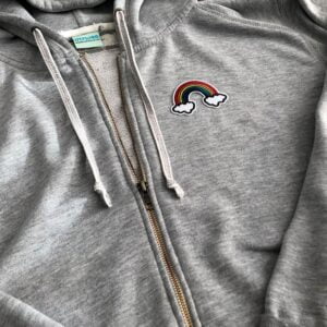 regnbuen Strykemerke jakke