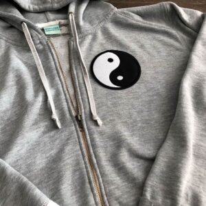 Yin Yang Strykemerke stoff