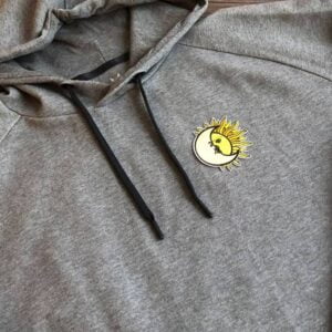 Sol & måne Strykemerke klesplagg