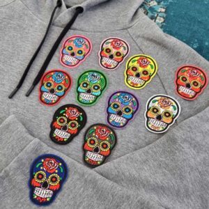 Sugar Skulls Strykemerker genser