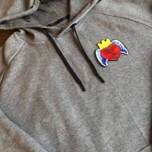 Eventyrhjerte Strykemerke klesplagg