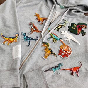 Monsterpakke dinosaurer Strykemerker genser