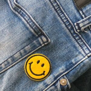 Emoji smilefjes Strykemerke bukser