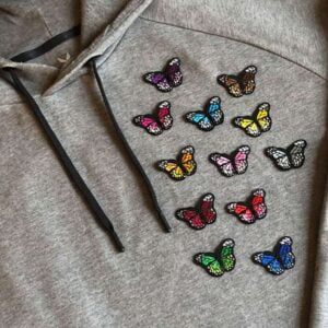 Sommerfuglpakke Strykemerker genser
