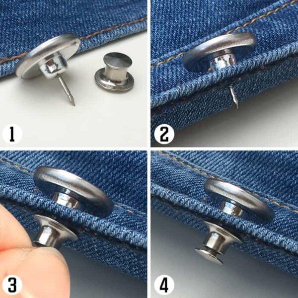 Instruktion flexibla jeansknappar