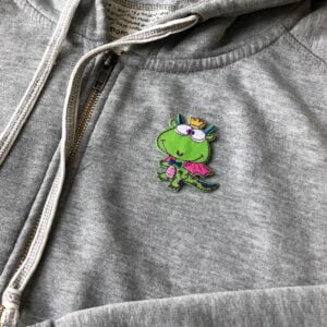 Søt drageprins Strykemerke genser