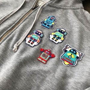 robot Strykemerker klesplagg