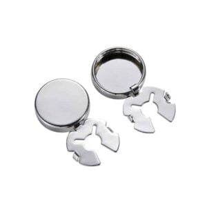 Mansjettknapper for vanlige skjorter sølv