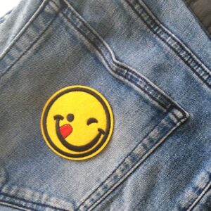 Emoji blunk tunge Strykemerke bukser