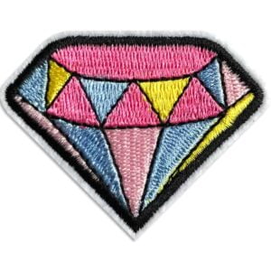 Fargerik diamant Strykemerke