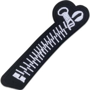 Glidelås Halloween Strykemerke