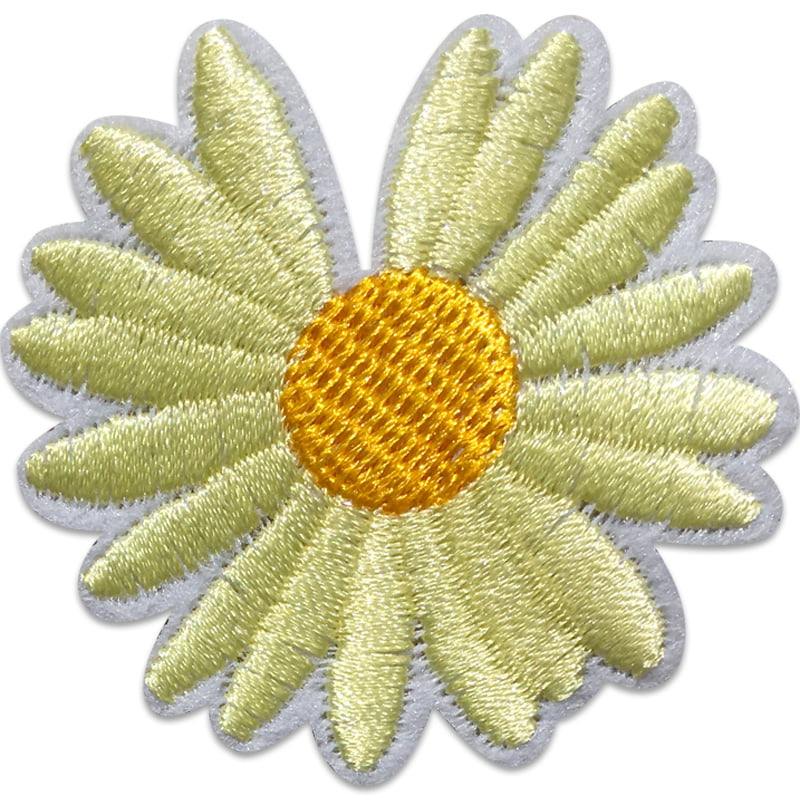 Blomst Gerbera - Strykemerke - Limegul