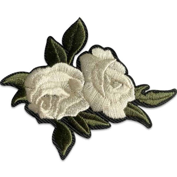 Hvite roser Strykemerke