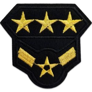 Militærmerke tre stjerner Strykemerke