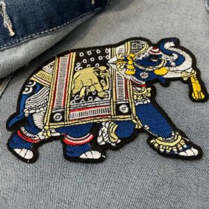 Stor elefant Strykemerke klær