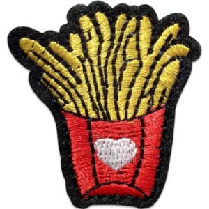 Pommes Frites hjerte Strykemerke