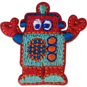 Rød robot Strykemerke