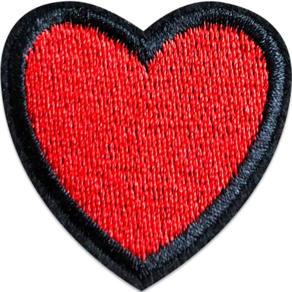 Rødt hjerte Strykemerke