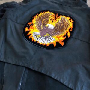Ørn flammer Strykemerke klesplagg