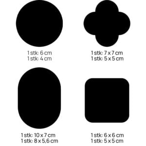 Selvklebende stretchlapper