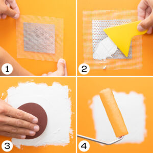 Reparasjonssett for gips