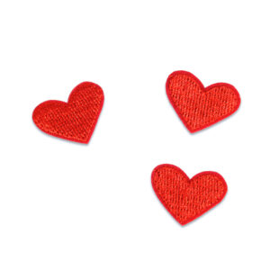 tygmärke småhjärtan