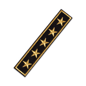 Militærmerke 5 stjerner - Strykemerke
