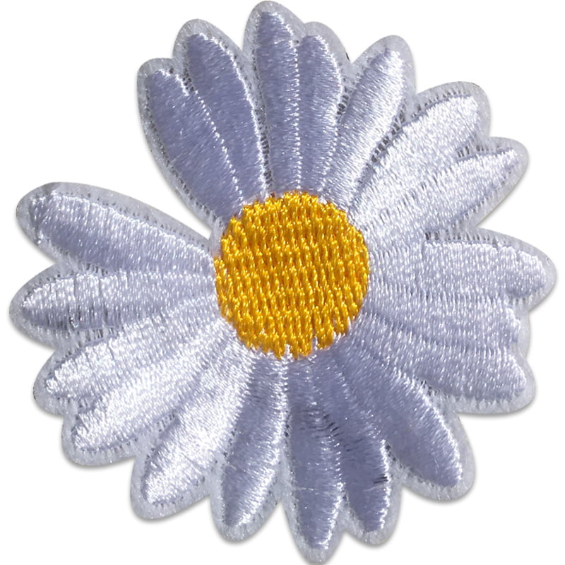 Blomst Gerbera - Strykemerke - Hvit