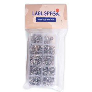 Ekstra trykknapper – 100 komplette knapper (uten tang) - Bilde 2