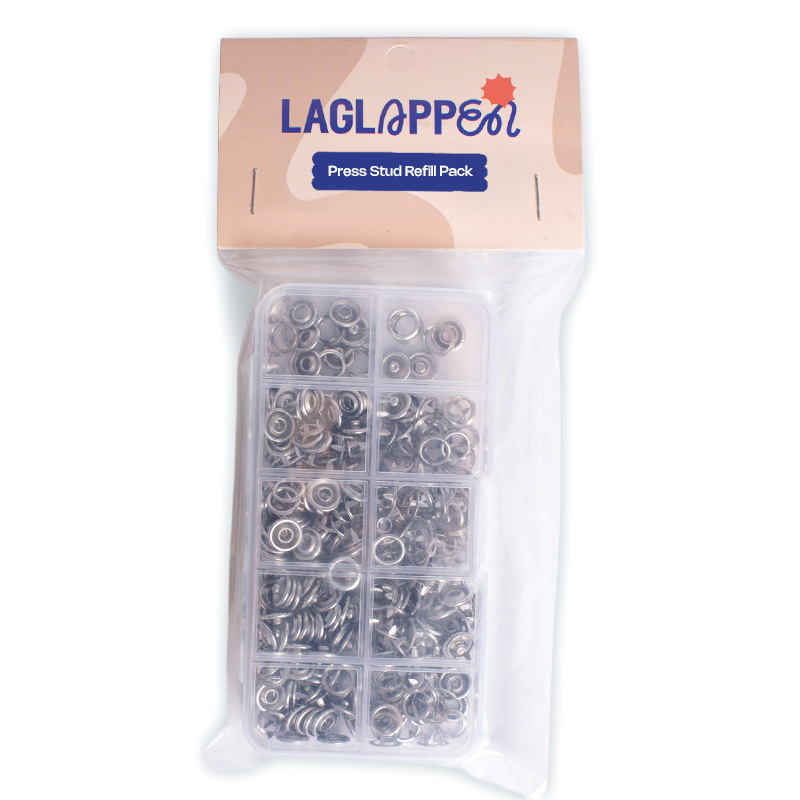 Ekstra trykknapper – 100 komplette knapper (uten tang) - Bilde 2