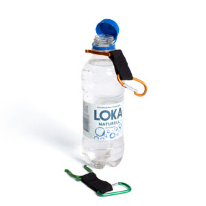 Flaskeholder med karabinkrok – Ha hendene fri